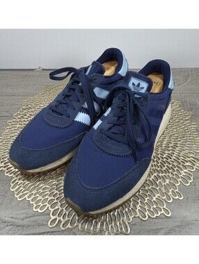 Adidas I-5923 Iniki Running Shoes Boost Retro  Gym Sneakers Mens Size 9 Navy